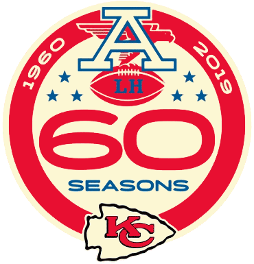 Kansas City Chiefs 2019 Anniversary Logo iron on paper